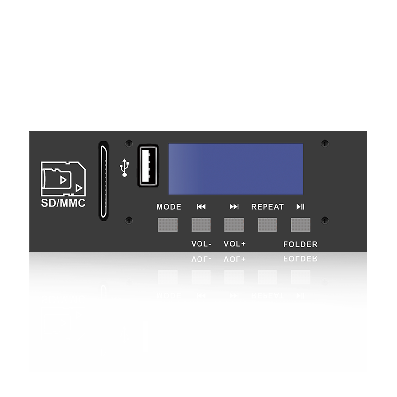 LCD6220: Ötgombos SD/USB csatlakozós LCD képernyős MP3 lejátszó Bluetooth-val, TWS