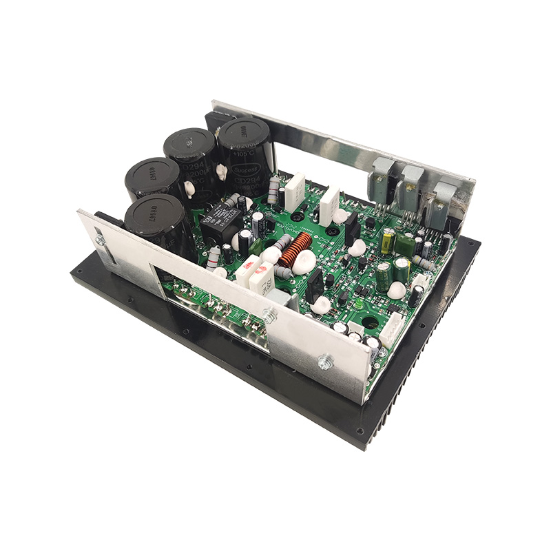 AMP500H+7294: LP 400W+HP 100W nagy teljesítményű U-alakú alumínium radiátor H osztályú teljesítményerősítő modullal