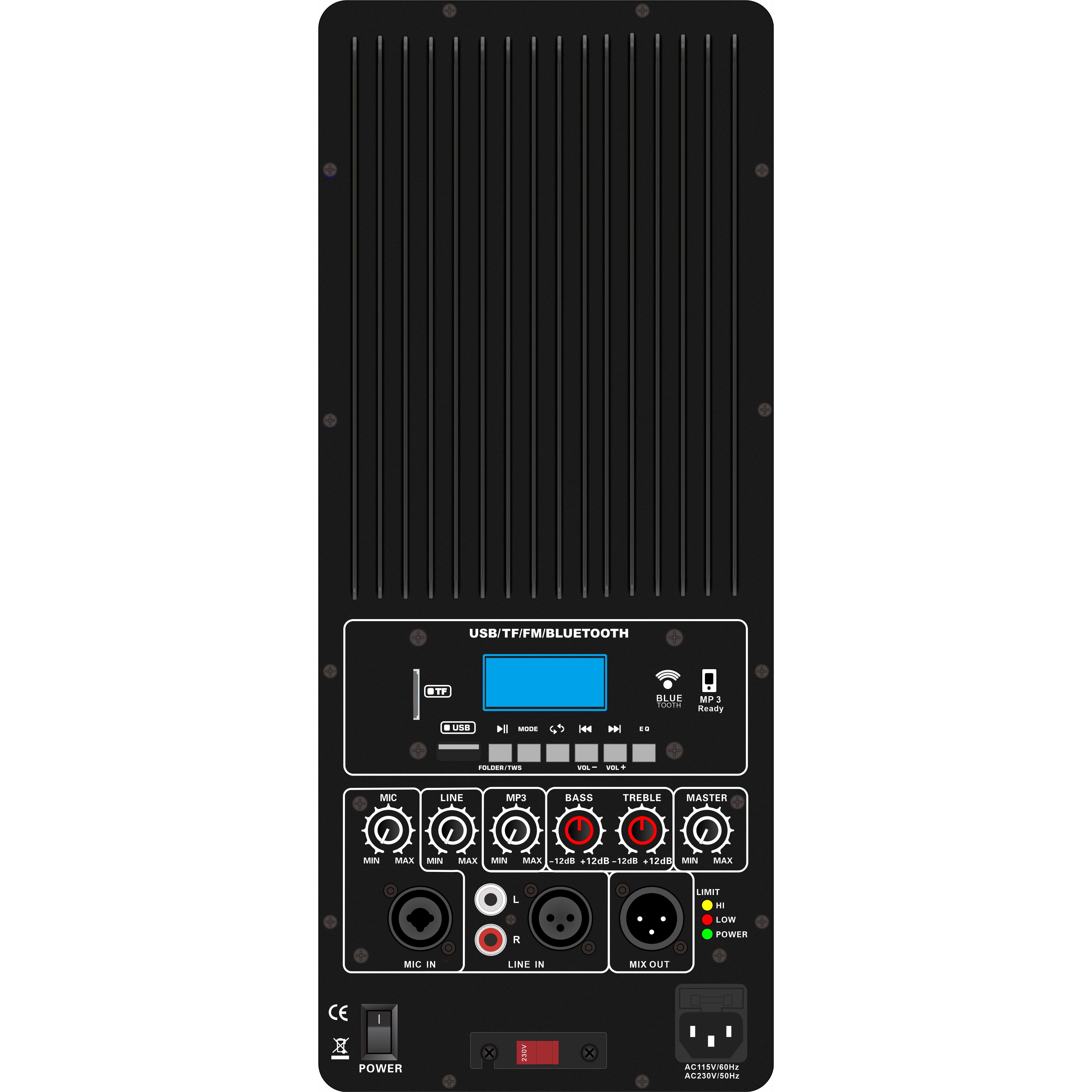 H osztályú elektromos frekvenciaosztó rendszer erősítő PL93