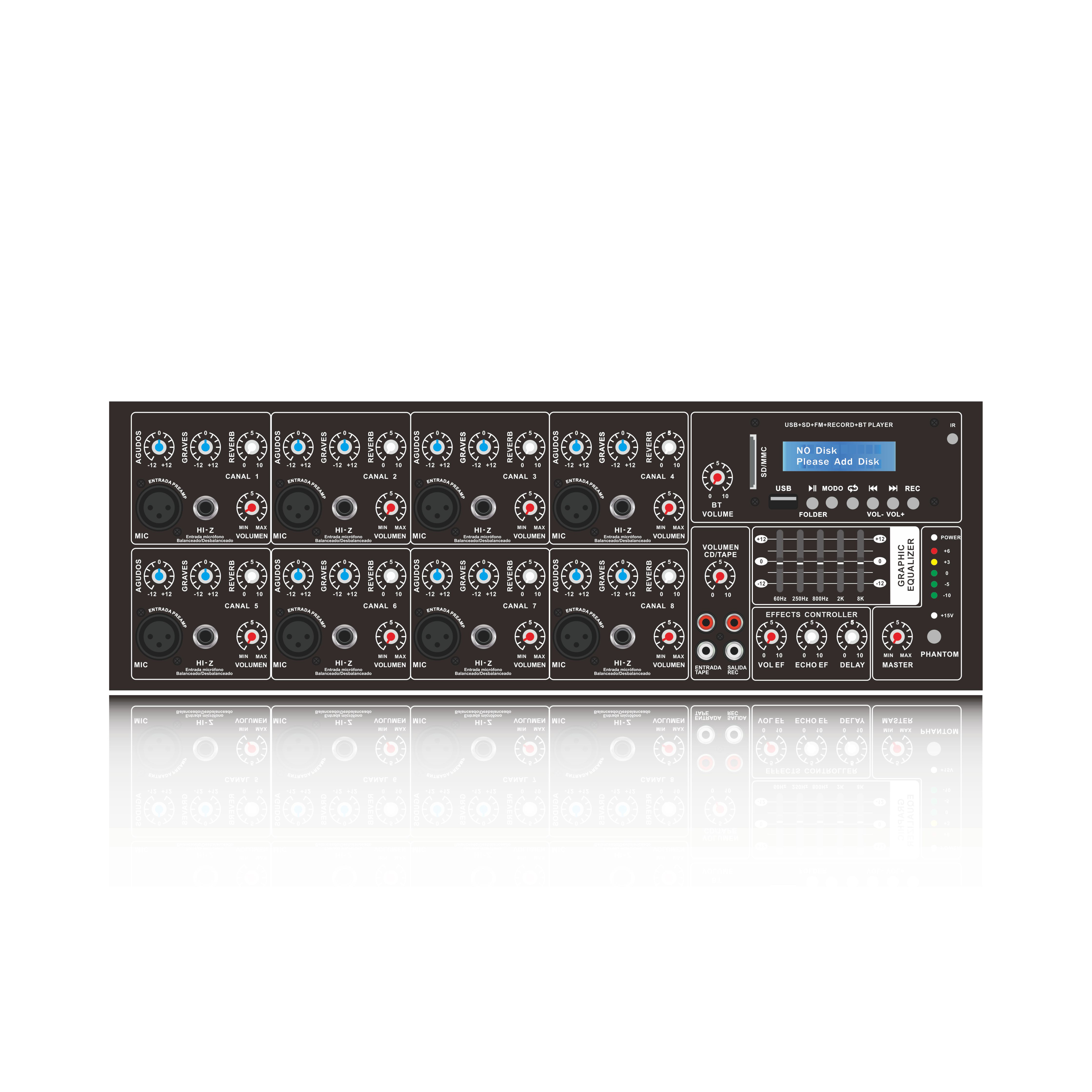 Minden egyben Powered Woodbox Mixer SB8200